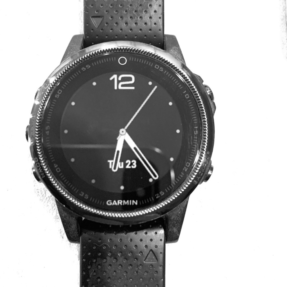 Garmin Fenix 5s with crystal sapphire facing